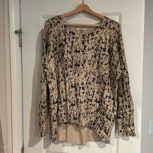 DKNYC leopard sweater